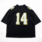 Nike Team Sports Football Jersey Black Mesh Made in USA Size L