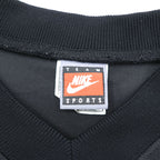 Nike Team Sports Football Jersey Black Mesh Made in USA Size L