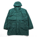 Eddie Bauer 90s Vintage Mountain Parka Shell Rain Jacket, Size M, Green, Gore-Tex, Waterproof, Drawcord