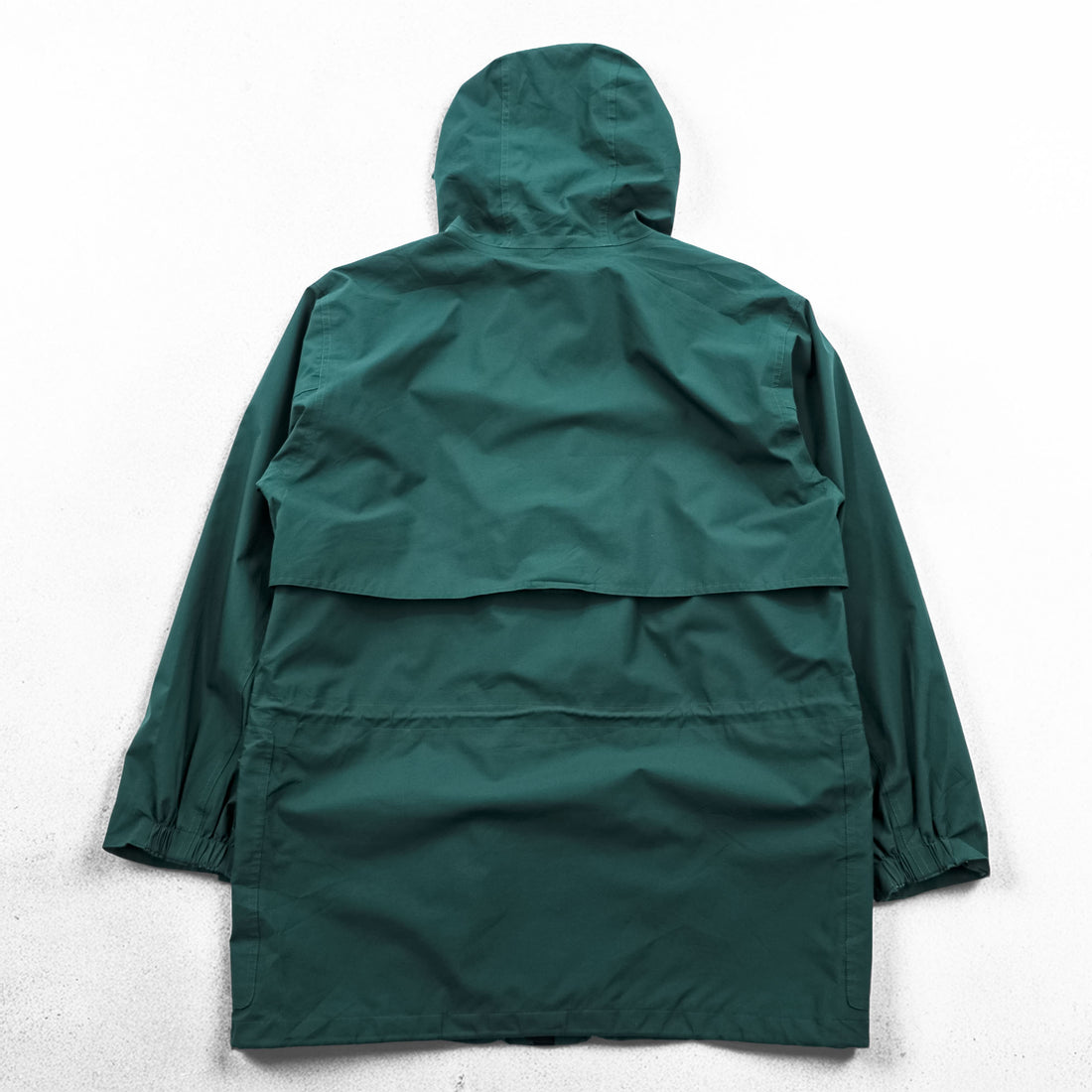 Eddie Bauer 90s Vintage Mountain Parka Shell Rain Jacket, Size M, Green, Gore-Tex, Waterproof, Drawcord