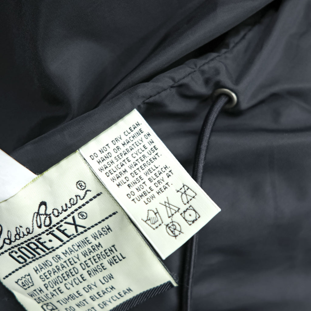 Eddie Bauer 90s Vintage Mountain Parka Shell Rain Jacket, Size M, Green, Gore-Tex, Waterproof, Drawcord