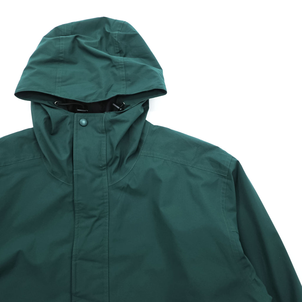 Eddie Bauer 90s Vintage Mountain Parka Shell Rain Jacket, Size M, Green, Gore-Tex, Waterproof, Drawcord
