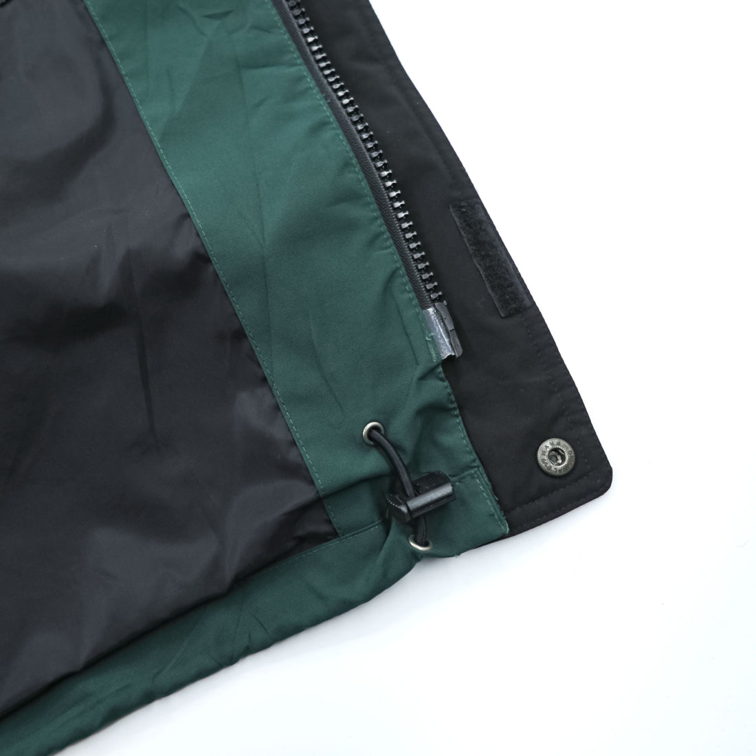 Eddie Bauer 90s Vintage Mountain Parka Shell Rain Jacket, Size M, Green, Gore-Tex, Waterproof, Drawcord