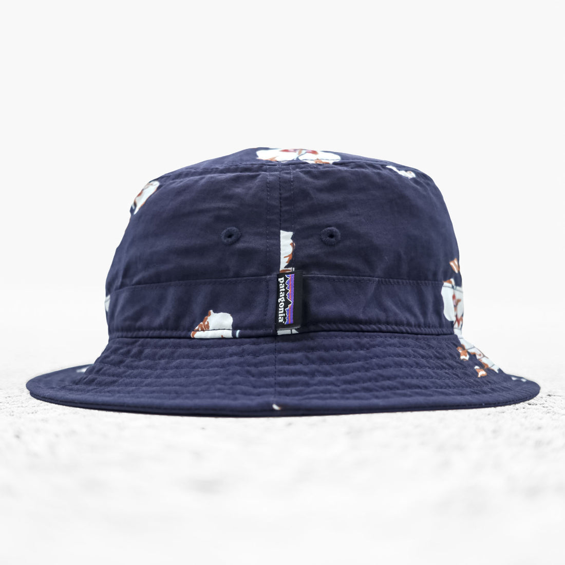Patagonia ウェーブフェアラー Wavefarer バケットハット ネイビー 総柄 花柄 UPF50＋ 29156