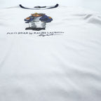 Polo Ralph Lauren Polo Bear Sailor Captain Ringer T-Shirt White Navy Slim Fit