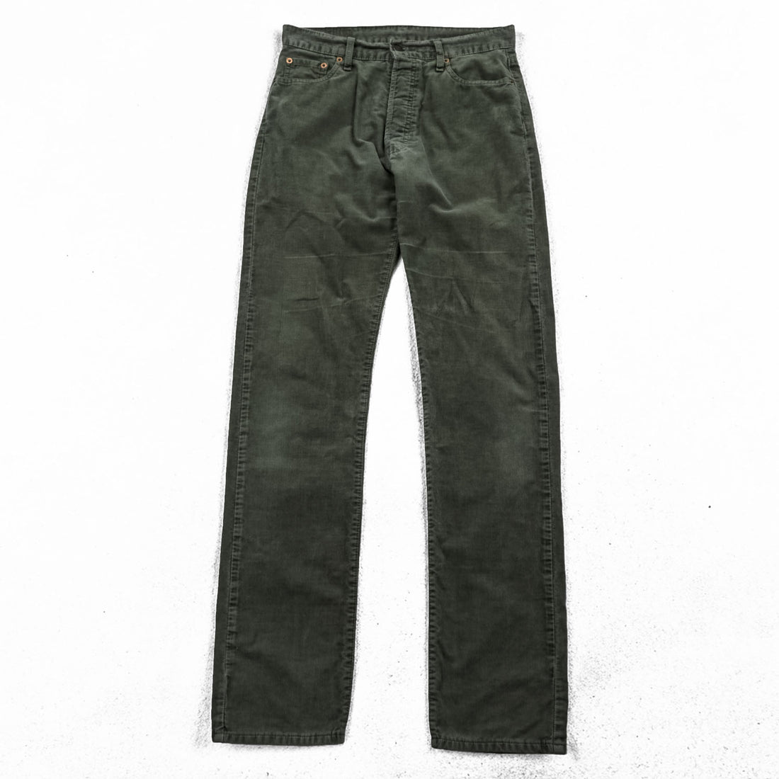 Levi's 90年代 ヴィンテージ ユーロリーバイス 551 コーデュロイパンツ M カーキ 白タブ ボタンフライ 551 6970 クロアチア製