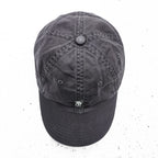 Polo Ralph Lauren cap, gray, small pony logo embroidery, vintage finish.