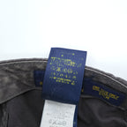 Polo Ralph Lauren cap, gray, small pony logo embroidery, vintage finish.