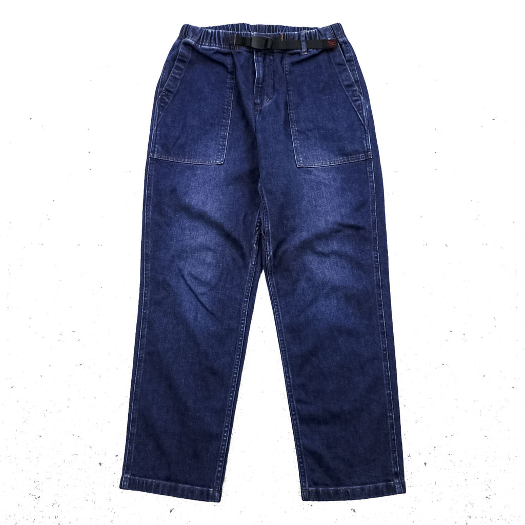 GRAMICCI Stretch Denim Loose Tapered Ridge Pants Denim Pants Jeans M Indigo Blue Wide Dark Blue Climbing 2025AW G5SU-P083