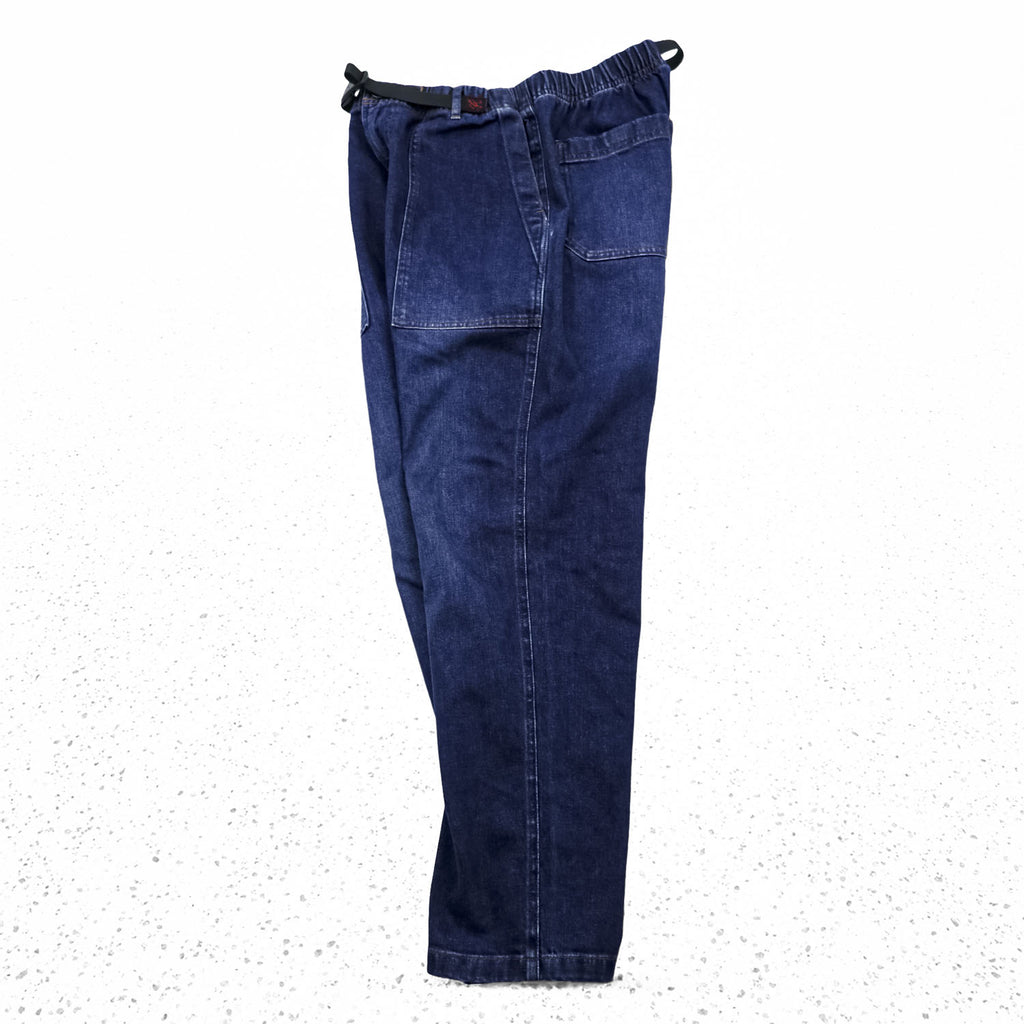 GRAMICCI Stretch Denim Loose Tapered Ridge Pants Denim Pants Jeans M Indigo Blue Wide Dark Blue Climbing 2025AW G5SU-P083