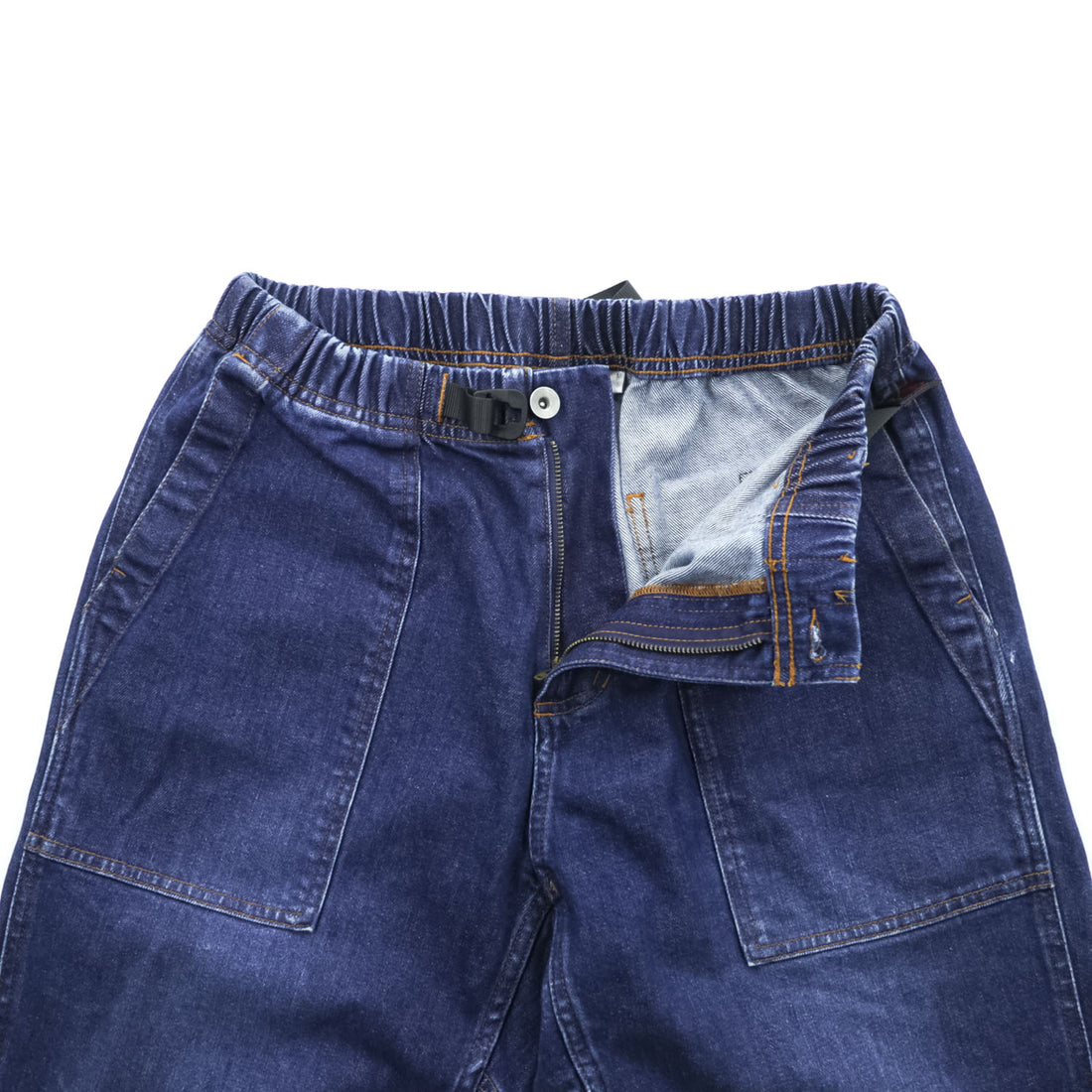 GRAMICCI Stretch Denim Loose Tapered Ridge Pants Denim Pants Jeans M Indigo Blue Wide Dark Blue Climbing 2025AW G5SU-P083