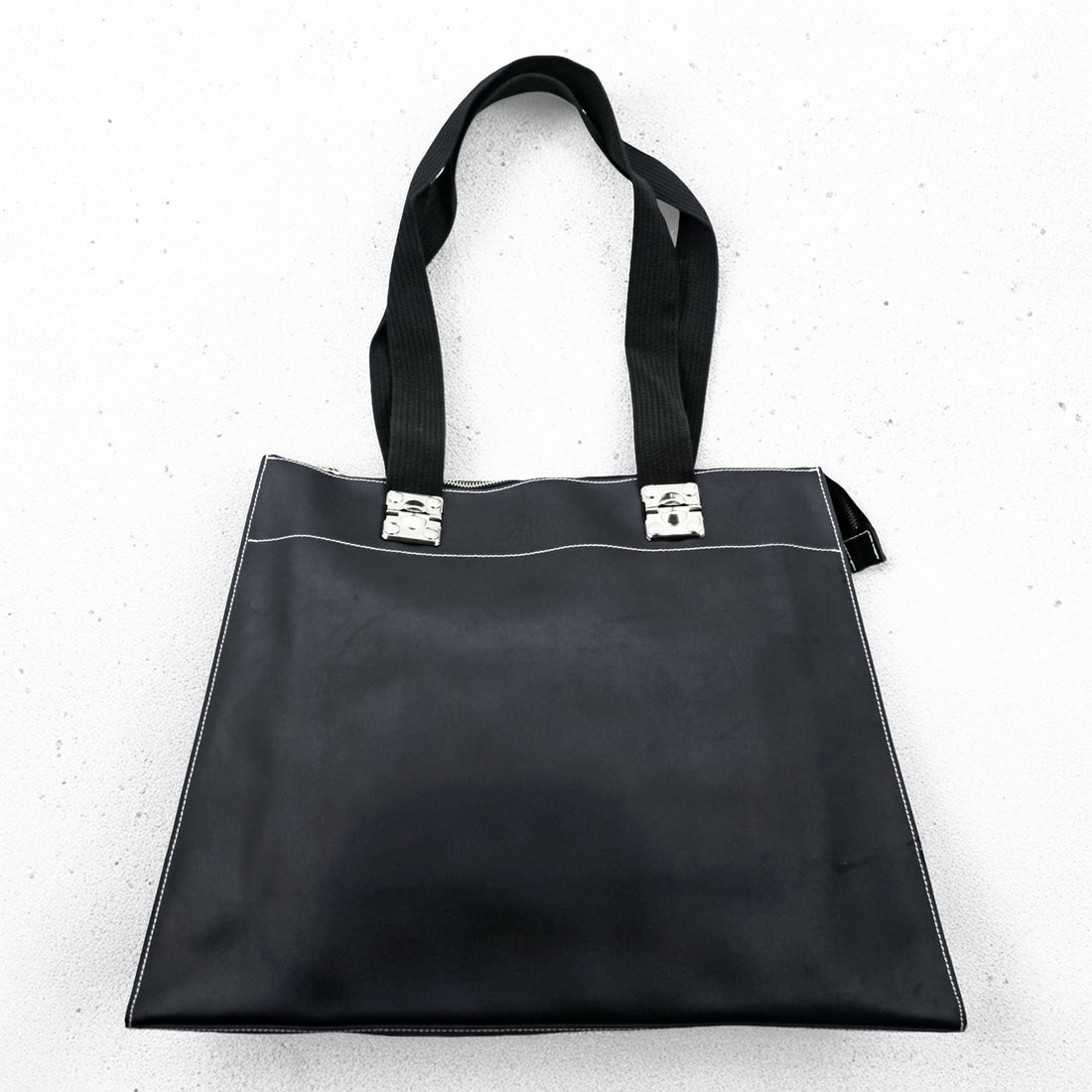 Jean Paul GAULTIER 90年代 ヴィンテージ Public Gaultier ショルダーバッグ トートバッグ ジップトップ 開閉 ブラック