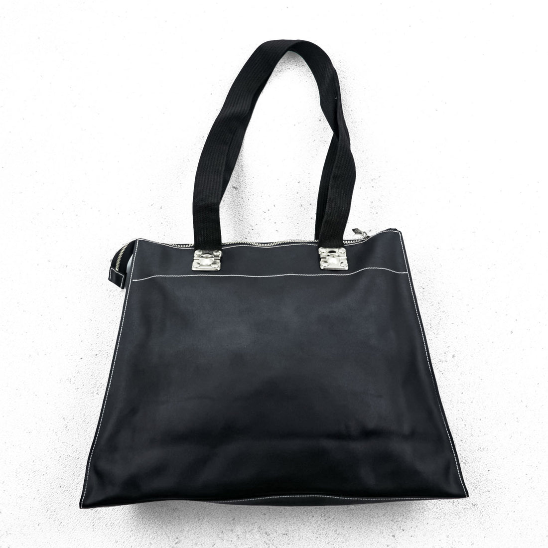 Jean Paul GAULTIER 90年代 ヴィンテージ Public Gaultier ショルダーバッグ トートバッグ ジップトップ 開閉 ブラック