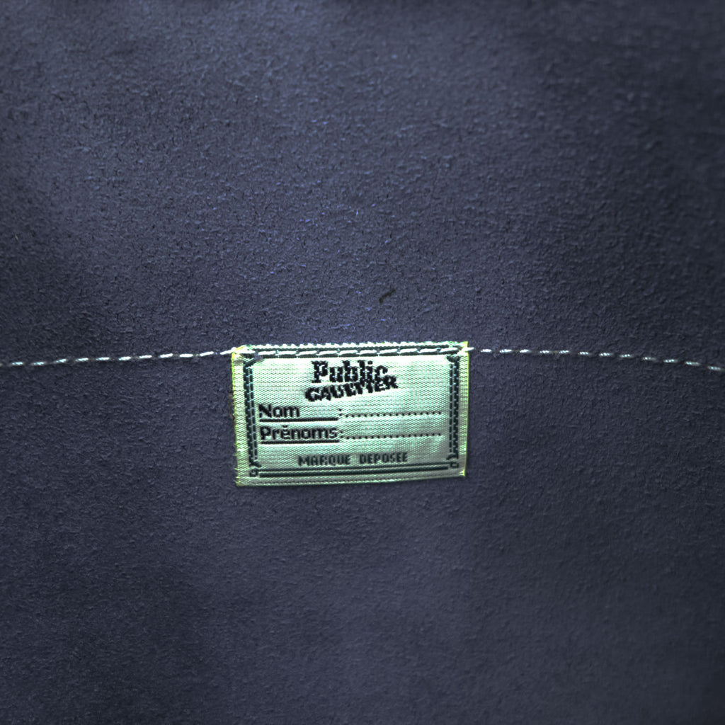 Jean Paul GAULTIER 90年代 ヴィンテージ Public Gaultier ショルダーバッグ トートバッグ ジップトップ 開閉 ブラック