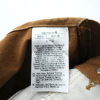Carhartt ビッグサイズ R01-M ダック ビブ オーバーオール キャメル ブラウン ダブルニー コットン キャンバス Relaxed Fit メキシコ製 W42 L32 3XL