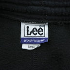 Lee 90年代 ヴィンテージ USA製 スウェットパンツ L ブラック 裏起毛 コットン
