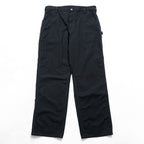 Carhartt B151 BLK Black Canvas Carpenter Work Pants Loose Original Fit Made in Mexico 38x32