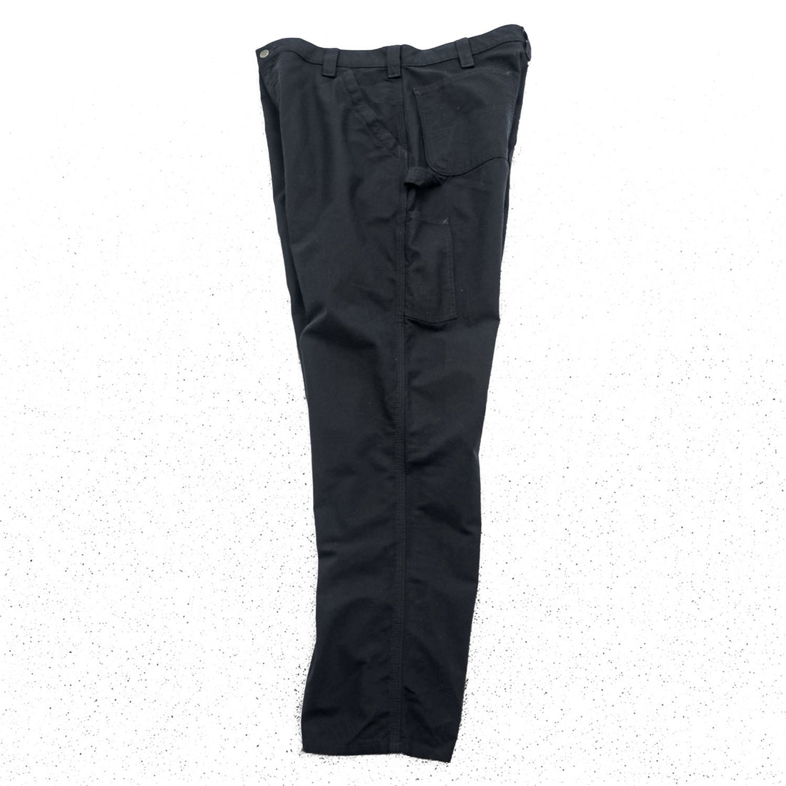 Carhartt B151 BLK Black Canvas Carpenter Work Pants Loose Original Fit Made in Mexico 38x32