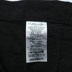 Carhartt B151 BLK Black Canvas Carpenter Work Pants Loose Original Fit Made in Mexico 38x32