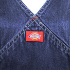 Dickies Denim Bib Overalls Indigo Workwear Made in Mexico Cotton