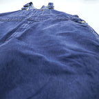 Dickies Denim Bib Overalls Indigo Workwear Made in Mexico Cotton