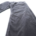 Patagonia Corduroy Pants Charcoal Gray Organic Cotton Straight Leg 36x32 Made in Sri Lanka
