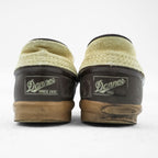 Danner Low Duck Shoes Duck Boots Beige Canvas Brown Rubber Steel Shank Made in Thailand US 10 D
