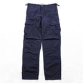 Carhartt WIP Aviation Pant Dark Navy Ripstop Cargo Pants Adjustable Waist 33x32