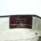 Imperial BY HAGGAR 90年代 ヴィンテージ USA製 ワイドスラックス パンツ トラウザーズ L グレー センタープレス ウール