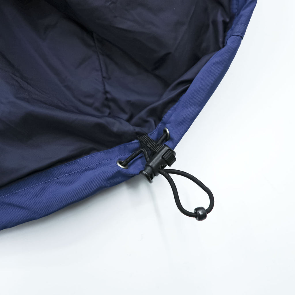 L.L.Bean Hooded Nylon Jacket Blue Navy Reflective Stripe Outdoor Jacket Men’s M