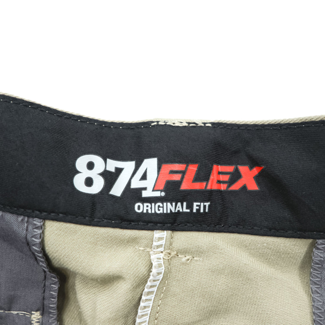 Dickies 874 FLEX オリジナルフィット チノ ワークパンツ L ベージュ D874F0DS