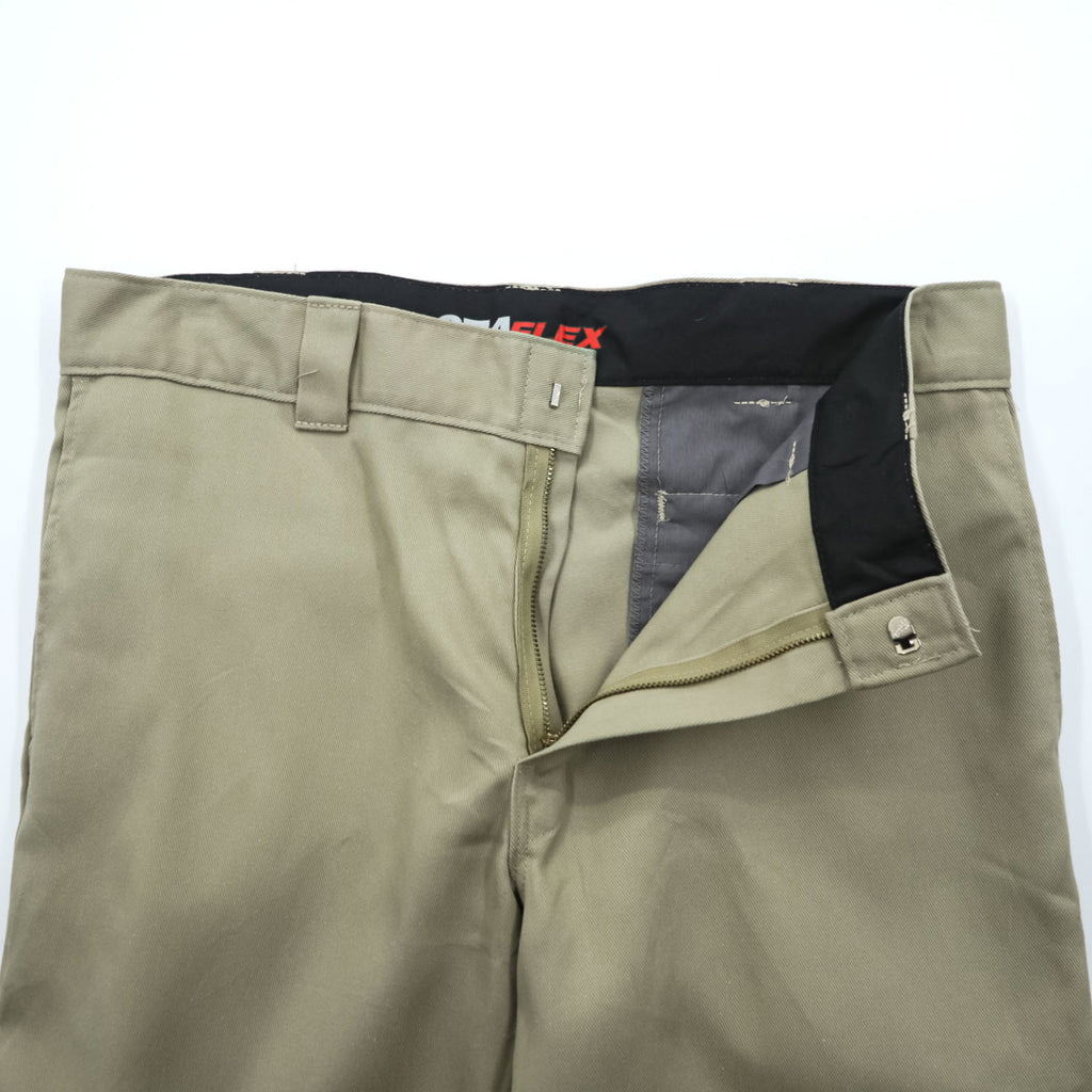 Dickies 874 FLEX オリジナルフィット チノ ワークパンツ L ベージュ D874F0DS
