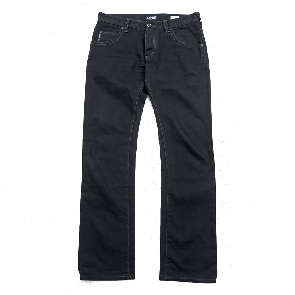 ARMANI JEANS Slim Fit Denim Pants, Size L, Black, Stretch, J081M