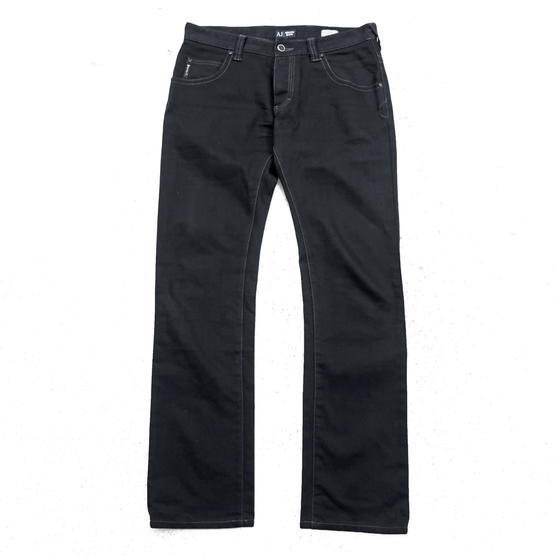 ARMANI JEANS スリムフィット デニムパンツ ジーンズ L ブラック ストレッチ J081M