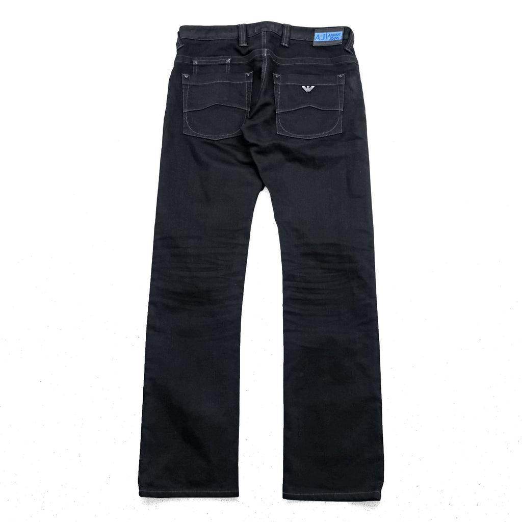 ARMANI JEANS Slim Fit Denim Pants, Size L, Black, Stretch, J081M