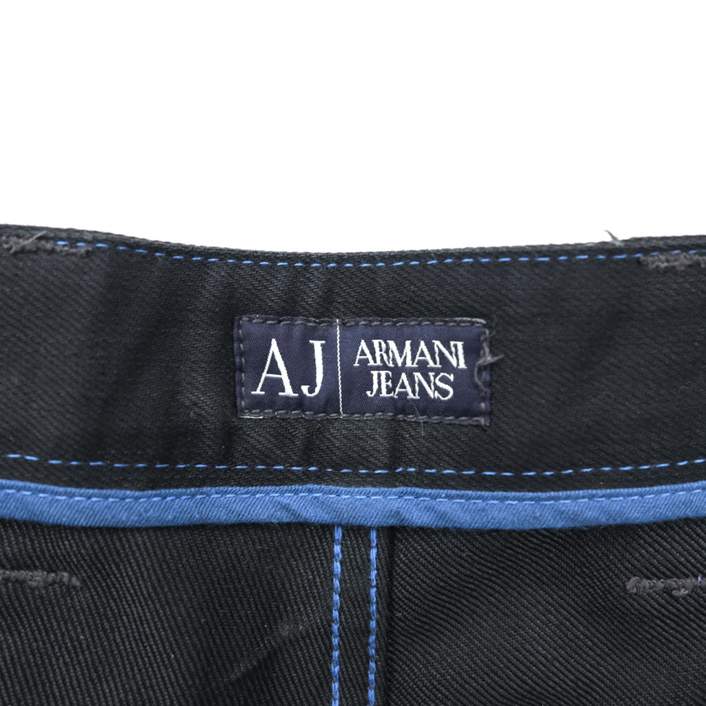 ARMANI JEANS Slim Fit Denim Pants, Size L, Black, Stretch, J081M