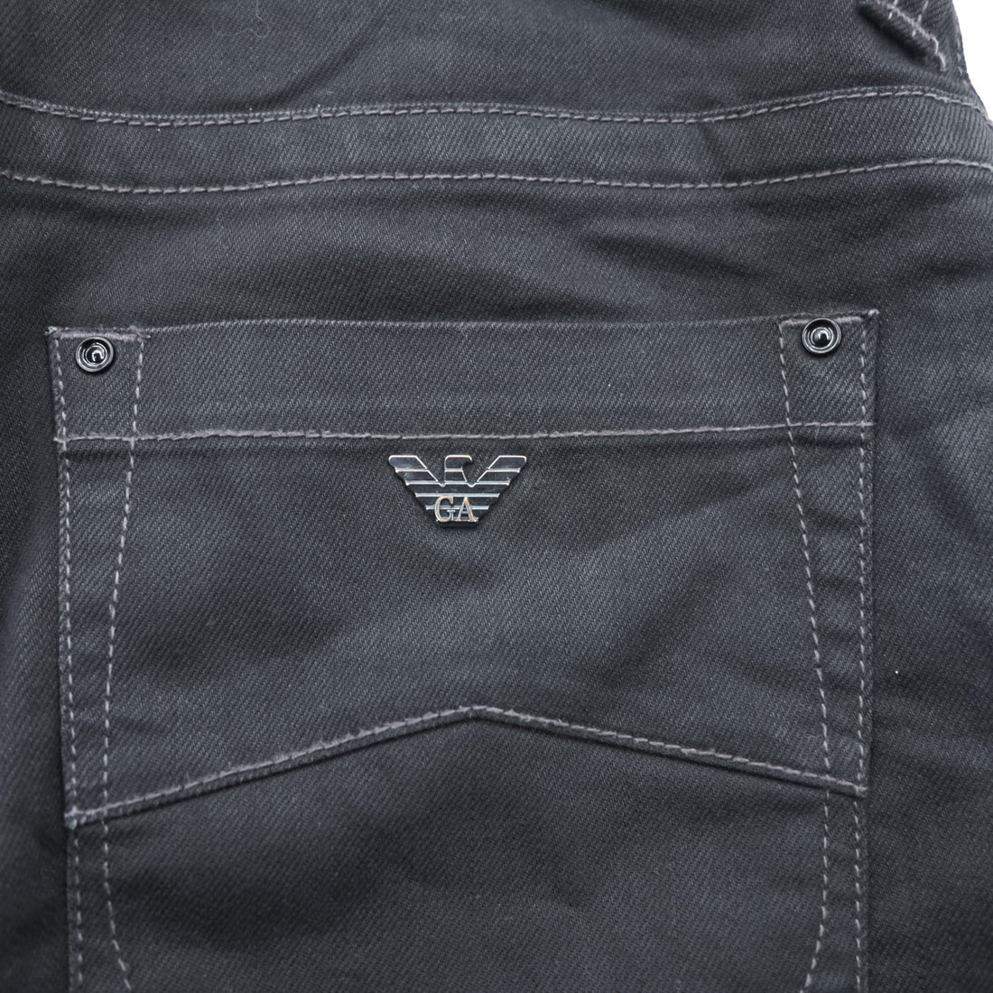 ARMANI JEANS Slim Fit Denim Pants, Size L, Black, Stretch, J081M