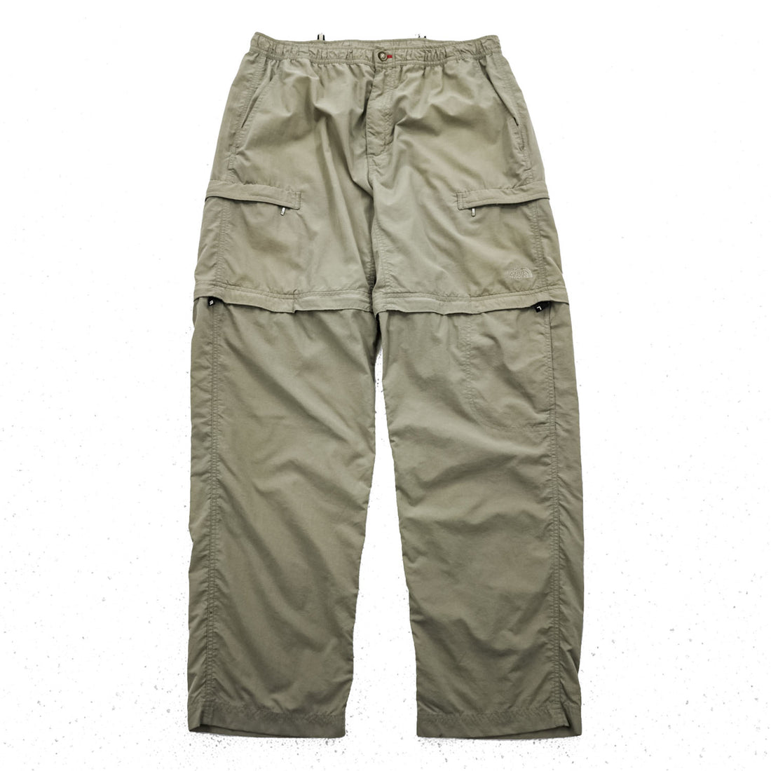 THE NORTH FACE Convertible Shell Outdoor Pants, Size L, Beige, Waterproof, 2-Way, US Standard
