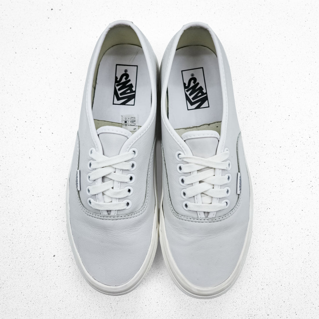 VANS アナハイムコレクション 廃番 オーセンティック AUTHENTIC 44DX LEATHER ローカットスニーカー 27cm ホワイト ANAHEIM FACTORY