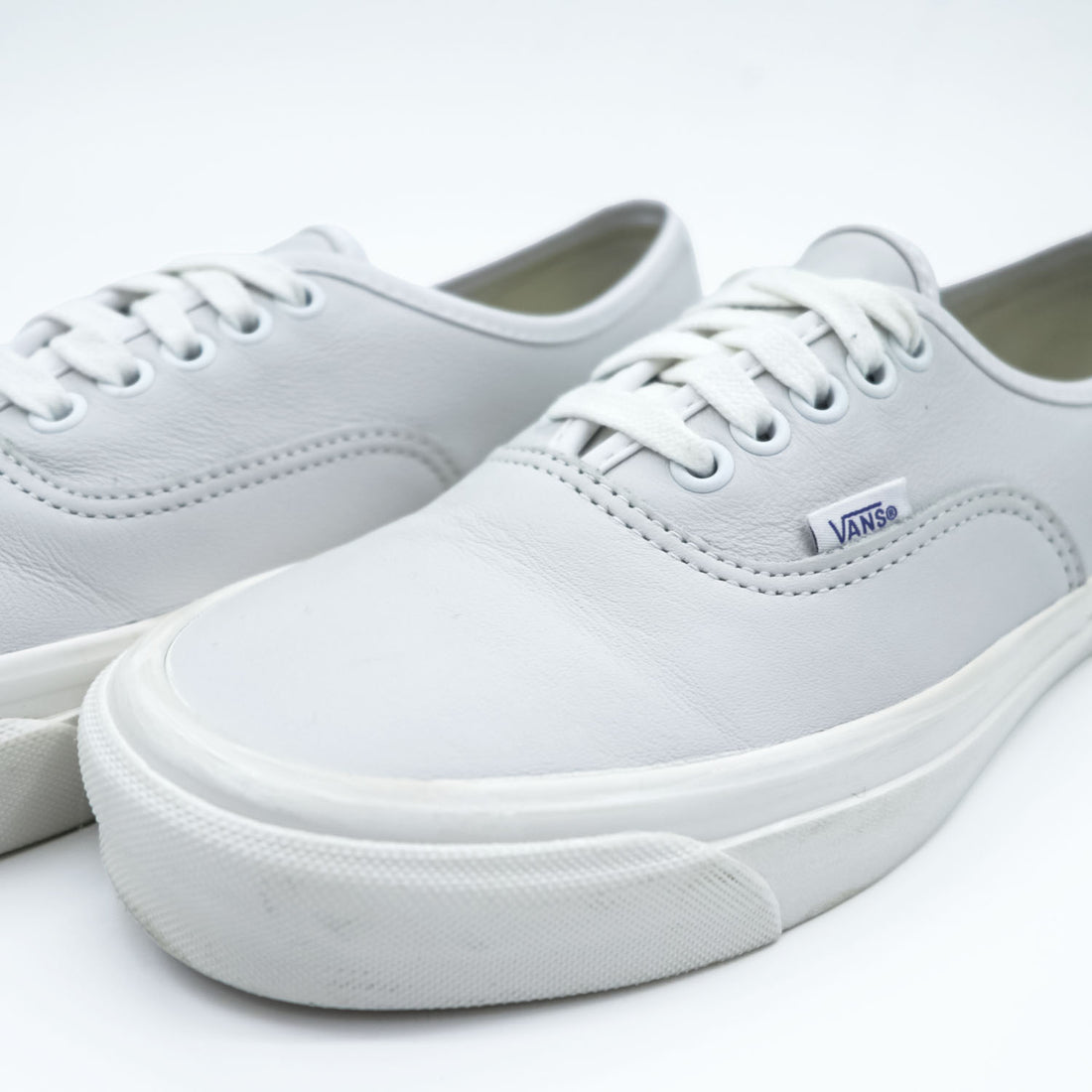 VANS アナハイムコレクション 廃番 オーセンティック AUTHENTIC 44DX LEATHER ローカットスニーカー 27cm ホワイト ANAHEIM FACTORY