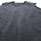 Brooks Brothers エクストラファイン メリノウール Vネック ニットベスト L グレー EXTRA FINE ITALIAN MERINO