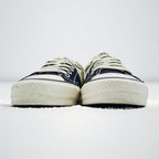 Maison MIHARA YASUHIRO x Nigel Cabourn Split Sneaker Low Top Navy Ivory Canvas Leather C08FW702 EU42