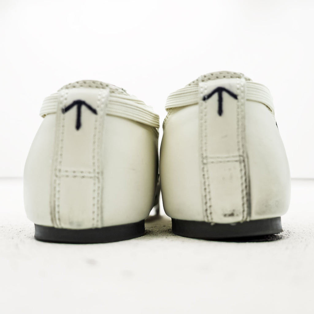 Maison MIHARA YASUHIRO x Nigel Cabourn Split Sneaker Low Top Navy Ivory Canvas Leather C08FW702 EU42