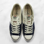 Maison MIHARA YASUHIRO x Nigel Cabourn Split Sneaker Low Top Navy Ivory Canvas Leather C08FW702 EU42