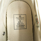 Maison MIHARA YASUHIRO x Nigel Cabourn Split Sneaker Low Top Navy Ivory Canvas Leather C08FW702 EU42