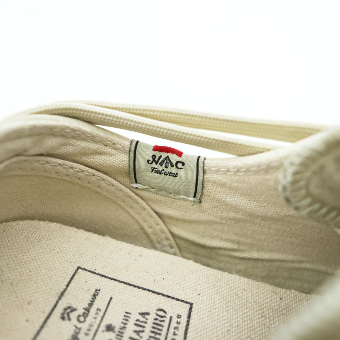 Maison MIHARA YASUHIRO x Nigel Cabourn Split Sneaker Low Top Navy Ivory Canvas Leather C08FW702 EU42
