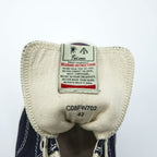 Maison MIHARA YASUHIRO x Nigel Cabourn Split Sneaker Low Top Navy Ivory Canvas Leather C08FW702 EU42