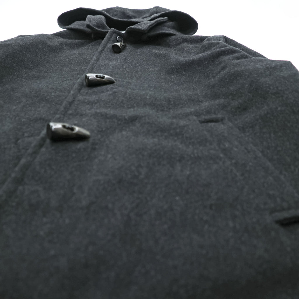 Polo Ralph Lauren 90s Vintage Duffle Coat XL Gray Melton Wool Triangle Tag