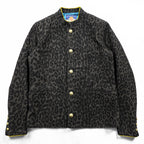 blackmeans レオパードスクールジャケット LEOPARD SCHOOL JACKET ブルゾン M ブラウン 総柄 945-69TJ154-1 日本製