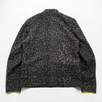 blackmeans レオパードスクールジャケット LEOPARD SCHOOL JACKET ブルゾン M ブラウン 総柄 945-69TJ154-1 日本製